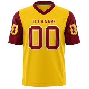 Camiseta de Fútbol Americano con Diseño Nuevo de Fábrica, Personalizada con Números Impresos Digitales de Todos los Equipos, 100% Algodón, Transpirable, de Alta Calidad - Product Image 1