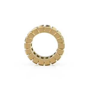 Cuentas de Oro de 14k con Peridoto Verde Baguette / Cuentas de Peridoto Rondelle / Cuentas Europeas de Peridoto / Adorno de Peridoto en Oro Sólido - Product Image 5