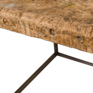 Reclaimed Wood Metal Communal Dining Table Industrial Farmhouse Tabletop for Wedding Reception Corporate Events Large <b>Gathering</b> - Product Image 2