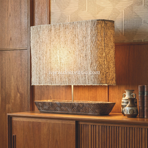 Lampe de table console Nara, éclairage décoratif pour la maison moderne, chambre à coucher, salon, style décoratif - Product Image 5