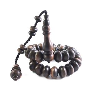 Perles de prière islamiques en bois naturel de haute qualité, fabriquées à la main, design personnalisé, personnalisation possible. - Product Image 5