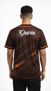 Camiseta de béisbol para hombre con tela sublimada suave para ropa deportiva activa - Product Image 4