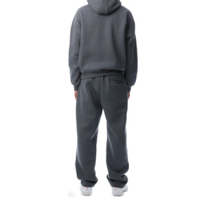 Ensemble de survêtement décontracté pour homme avec capuche, sweat-shirt à fermeture éclair intégrale et pantalon de jogging, 100 % coton, couleur unie, vêtements de sport, streetwear - Product Image 6