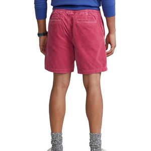 Shorts Bermuda en velours côtelé rose pour homme, décontractés, en coton, avec cordon de serrage à la taille, taille mi-haute, coupe décontractée, couleur unie, respirants et doux, pour l'été - Product Image 4