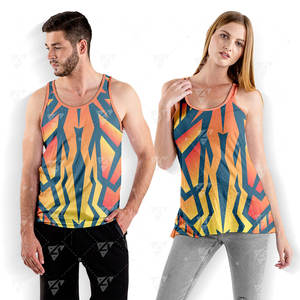 Camiseta sin Mangas Deportiva para Hombre, Personalizable con Logotipo, 100% Poliéster, Transpirable, Ligera, de Secado Rápido, 100 Gramos, Alta Calidad ODM - Product Image 1