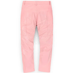Factory Made Hot Sale <b>Men's</b> Lightweight Casual <b>Leather</b> <b>Pants</b> High Quality Customizable Wholesale - Product Image 2