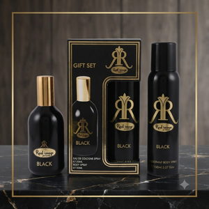 Set de Regalo de Fragancia Negra Nayaab Perfumes (Eau de Cologne en Spray 120ml y Desodorante Corporal Unisex en Spray 150ml de Larga Duración) - Product Image 2