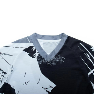 เสื้อเจอร์ซีย์ BMX คุณภาพสูง ดีไซน์ใหม่ ปรับแต่งได้ แห้งเร็ว ระบายอากาศได้ดี ยืดหยุ่น ใส่เล่นกีฬา ผลิตในปากีสถาน สำหรับมอเตอร์ไซค์และรถยนต์ - Product Image 3