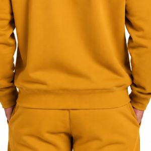เสื้อสเวตเชิ้ตสีเหลืองมัสตาร์ด คอกลม แขนยาว สวมหัว สไตล์ลำลอง ผ้าฟลีซ  รับสกรีนโลโก้ เสื้อผ้าสตรีทแวร์ ชุดกีฬาฤดูหนาว - Product Image 6