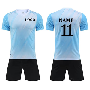 Uniformes de Fútbol Sublimados Personalizados al por Mayor, Camisetas de Fútbol de Alta Calidad, 100% Poliéster Transpirable, Ropa Deportiva para Equipos - Product Image 2