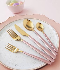 ชุดช้อนส้อมทองคำขายส่งสำหรับโรงแรม ร้านอาหาร งานแต่งงาน ส่งออก - Product Image 5