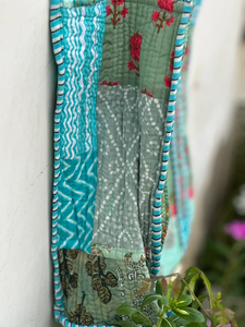 Sac fourre-tout décontracté matelassé patchwork uni léger grande capacité avec doublure en coton doux, sac à bandoulière pour femme, vente en gros - Product Image 2