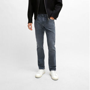 Nuevo Diseño de Marca, Jeans Rectos para Hombre, Estilo Retro, Desgarrados, Transpirables, 100% Algodón, Elásticos, Estilo Urbano, Acabado Lavado - Product Image 2