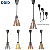 Lampe chauffante professionnelle en acier inoxydable pour buffet et maintien au chaud des aliments, équipement de cuisine pour hôtels, restaurants et cuisines commerciales