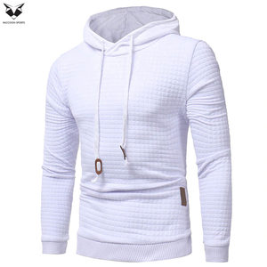 Impression de logo personnalisé, haute qualité, OEM, séchage rapide, respirant, meilleur prix de gros, sweat à capuche uni à manches longues pour homme - Product Image 2
