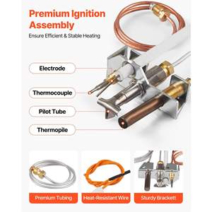 Ensemble de pilotage de gaz OE 4021-732 pour chauffe-eau, allumage au gaz naturel, thermocouple de remplacement, thermopile, pièces de cheminée, modèle - Product Image 2