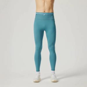 Leggings de sport d'hiver pour hommes grande taille, couleur unie, compression, personnalisables, vente en gros - Product Image 1