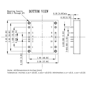 Fuente de Alimentación Industrial FranMar de Alto Voltaje de Entrada, Convertidor de CC a CC de 150W, Modelo DUHB150, Formato DIP de Media Ladrillo - Product Image 2