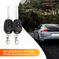 Roadpower (RP-RE-KEY88-265) Sistema de Entrada sin Llave Universal para Automóvil Milano, Anti-Robo, Código Variable, DC 12V, 433MHz, Alcance de 100m