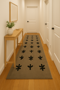 Handloom Wool and Viscose Area Rug Modern grey Color <b>Carpet</b> for Living Room Bedroom Home Decor New Year Valentine Gift - Product Image 1