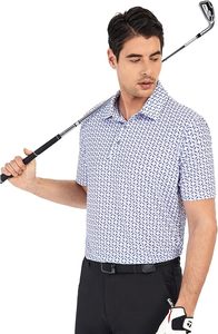 Proveedor de Camisetas Casuales para Hombre OEM, Camisetas de Golf Personalizadas de Spandex/Poliéster con Diseño de Bolsillo Frontal, Antiarrugas, Impresión Digital - Product Image 3