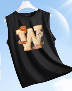 Débardeur décontracté sans manches pour tout-petits, couleur unie, 100 % coton, séchage rapide, écologique, anti-boulochage - Product Image 5