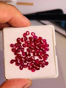 Rubis naturel, couleur rouge parfaite et lueur exceptionnelle, 4,0x3,0 MM, 17,20 CTS, qualité supérieure, pierres précieuses calibrées, colis de bijoux. - Product Image 2