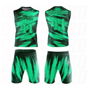 Ensemble de maillots de football sublimés pour l'entraînement des joueurs, uniforme de football personnalisé, respirant, vêtements d'équipe de flag football performants - Product Image 3