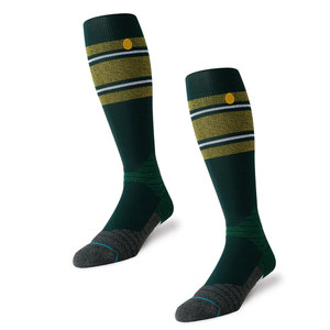 Chaussettes de football montantes pour adultes avec tissu extensible, bord côtelé, talon renforcé, respirantes et antidérapantes pour les matchs de football - Product Image 1