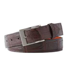 Cinturón Rectangular de Cuero Vacuno Estilo Europeo Vintage con Hebilla de Acero, Impermeable, de la Mejor Calidad, Hecho a Mano, Accesorio para Regalo Masculino - Product Image 1