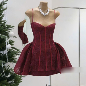 Elegante Vestido Maxi de Manga Corta para Mujer, Sexy y Moderno, con Cintura Natural, Elegante y Cómodo, para Eventos Casuales y Formales, en Seda - Product Image 4