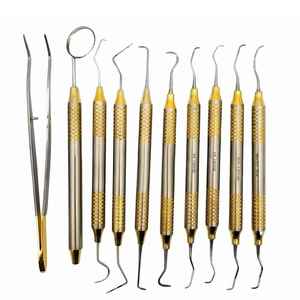 Instrumentos de Alta Calidad para Higienistas Dentales, Juego de Instrumentos Dentales para Rellenos, Juego de Limpieza Dental, Instrumentos Dentales Manuales de Acero Inoxidable - Product Image 6