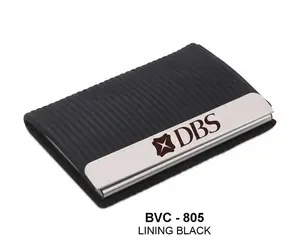 Étui à cartes de visite en métal haut de gamme pour cadeau d'image de marque d'entreprise, avec doublure noire - Product Image 3
