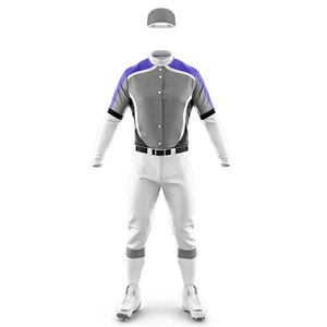 Design Your Own <b>Baseball</b> Uniform Custom Sets Multi Color Pockets Pant Button Design Jersey Vintage Team Player <b>Baseball</b> Uniform - Product Image 5