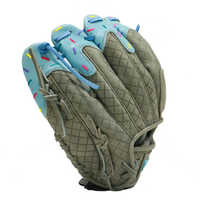 Guantes de Béisbol de Cuero Personalizados de Alta Calidad para Exteriores, Tamaños Ajustables, Acolchado Protector, Ligeros, para Hombre