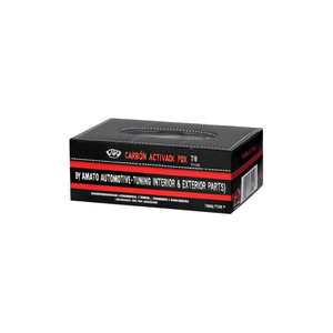 Caja de pañuelos premium para autos color canela/negro de Amato Automotive-Tuning, piezas interiores y exteriores - Product Image 2