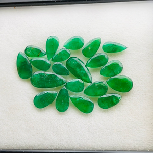 Natural Zambia Emerald Pear Cut 20pcs Gemstones Lot AAA Quality IGI Certified Green Luster Perfect Polishing <b>Cheap</b> Price for - Product Image 4