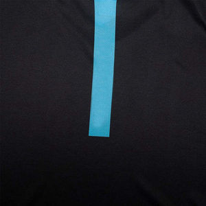 Camisa de Pesca de Manga Larga con Cuello en V para Hombre, Diseño Deportivo de Secado Rápido con Patrón de Camuflaje Negro y Azul, Corte Regular, Tejido de Poliéster - Product Image 4
