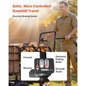 Carrito Eléctrico Utilitario de 36V con Batería de 432Wh, Motor de 500W, Capacidad de Carga de 500 Libras, Resistente, con Freno - Product Image 5
