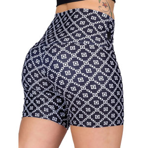 Shorts Deportivos de Cintura Alta para Mujer, Diseño Moderno, Transpirables, de Secado Rápido, en Poliéster/Nailon, con Cintura Elástica, para Gimnasio y Fitness - Product Image 3