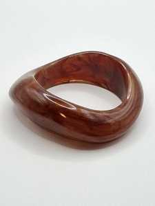 Luxury Resin Marble Bangle <b>Bracelet</b> Handmade Statement Fashion Jewelry Elegant Women Wrist Accessory Resin <b>Bracelet</b> - Product Image 3