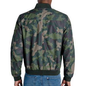 ผู้ผลิตเสื้อผ้าลำลองสไตล์สตรีทแวร์ OEM รับผลิตเสื้อแจ็คเก็ตกันลมพิมพ์ลายกราฟิกตามสั่ง แบรนด์ส่วนตัว สำหรับกิจกรรมกลางแจ้ง MOQ ต่ำ เสื้อแจ็คเก็ตบอมเบอร์ผู้ชาย - Product Image 3