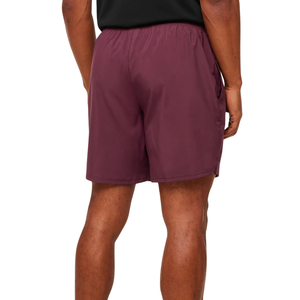Mens Arrival 7 Inch Slim Fit Athletic Gym <b>Shorts</b> Lightweight Workout Training Fitness <b>Shorts</b> <b>Burgundy</b> - Product Image 2