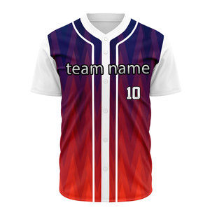 High Quality Baseball Wear Sports Uniform Blank Baseball Jersey Wholesale Sublimated Men Youth Softball Shirt Custom Team Kit - Product Image 3