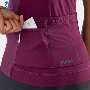 Jersey de Ciclismo Premium para Mujer, Manga Corta, Diseño Floral Personalizado, Ropa de Ciclismo Transpirable de Secado Rápido, OEM - Product Image 6