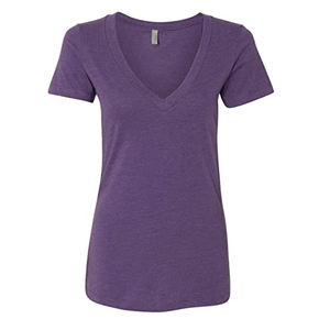 Camiseta de Alta Calidad para Mujer, Manga Corta, Corte Holgado, Cuello en V, Buen Hilo, Camisetas para Mujer de Talla Grande - Product Image 4