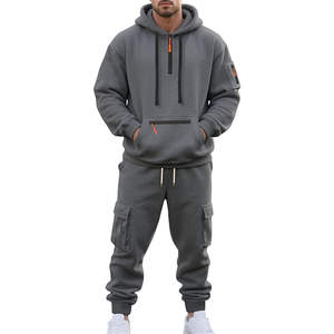 Pantalones Deportivos de Forro Polar Grueso de Algodón/Poliéster para Hombre, Estilo Hip Hop, Transpirables, de Secado Rápido, para Invierno - Product Image 1