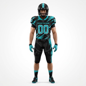Uniformes de football junior personnalisés avec graphiques d'équipe, coupe athlétique en maille extensible, commandes en gros - Product Image 4