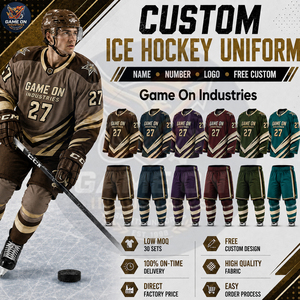 Top Sale High-Performance Digital Printing Custom Digital Printing Personalized Name & Number Team Wear Ice Hockey Uniform - Product Image 5