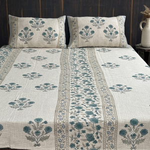 Vente en gros de couvre-lits en coton imprimés à la main, écologiques, classiques, décoratifs, pour toutes les saisons - Product Image 1